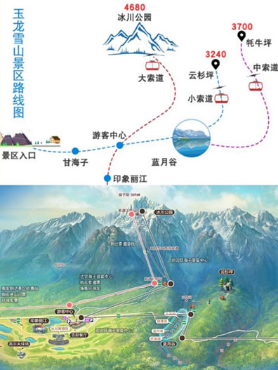 ����ѩɽ��(d��o)�ε؈D